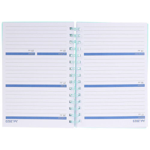 Coil Notitieblok Engelse Planner 2023 Schema Notitieboek