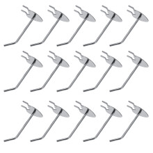 20pcs 3.5mm Two Heart Shape Hooks Hanging Hooks Shop Goods Shelf Hooks