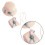 1 Set Kinder Stranduitrusting Strohoed Crossbody Roze 3