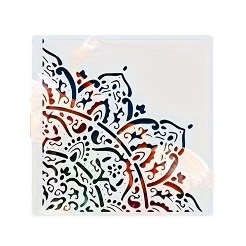 Precisions Cut Creative Painting Border Template Floral Corner Stencil For Wall Murals And Home Decoration Projects C 7751690710726