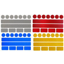 4 reflecterende zelfklevende tapes voor motor/
