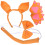 1Ensemble Costume Animal Oreilles Tissu Accessoires Queue 8