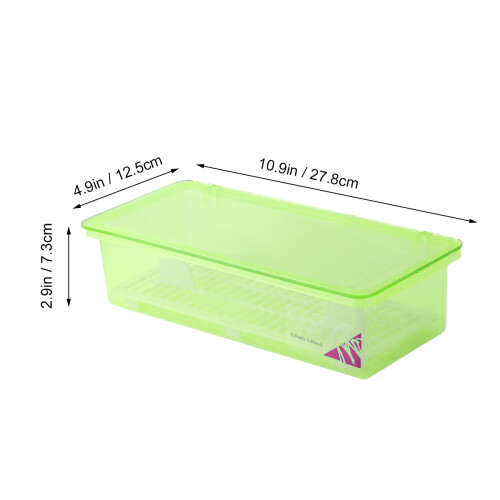 Transparente Küchenchopsticks Ablaufbox Mit Staubschutz 1