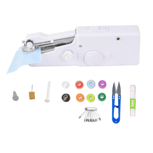 Portable Electric Handheld Sewing Machine Constructed From ABS For Home Projects And Quick Repairs Easy Control suit