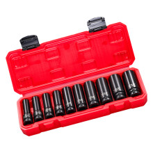 Impact Sockets 10mm to 24mm Thickened Wall-10 24mm10 piece set