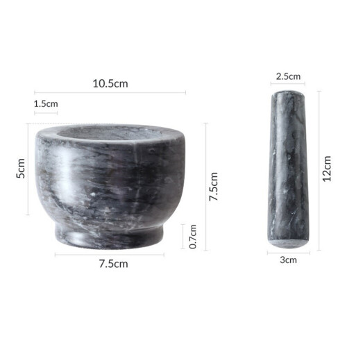 Juego De Y Moledor De Mármol Para Cocina 1