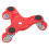Steel Heavy Load Carriers Triangular Base Rollers Smooth-Red 1