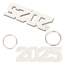 2Stk Sublimationsvorlagen 2025 Schlüsselanhänger Wärmeübertragung Diy