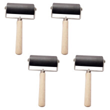 4 Stuks Kunststof Printmaking Roller Voor En Schilderij
