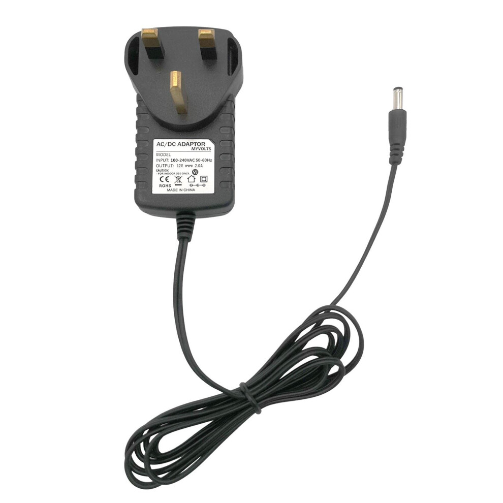 12V Power Supply Adaptor Dvd Player Uk Plug 12V Dc Output Standard Psu 9323874438825