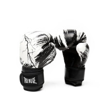 Boxing Gloves Training Gloves for Women Men Professional Adult Combat Gloves Breathable White 6oz (White, 10oz)