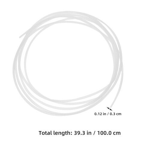 3St PTFE Schläuche Für Flexible Rohre Ersatz 1