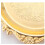 2St Metall Gebäckplatte 10Cm Gold Silber 2