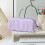 Gestreepte etui Polyester pennenzakjes-Paarse strepen 5