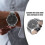 9140 Quartz Met PU Band Zwart 7