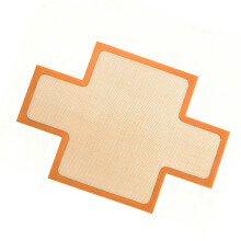 Silicone Sheet for Commercial-Yellow base and oran 27X37cm B