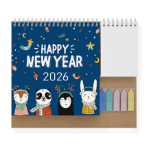2026 bureaukalender 12 maanden verwijzingen van-K04 Sterrenhemel