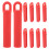 Biljartkeu Hanger Rood Rubber Pooltafel Accessoires 10 10
