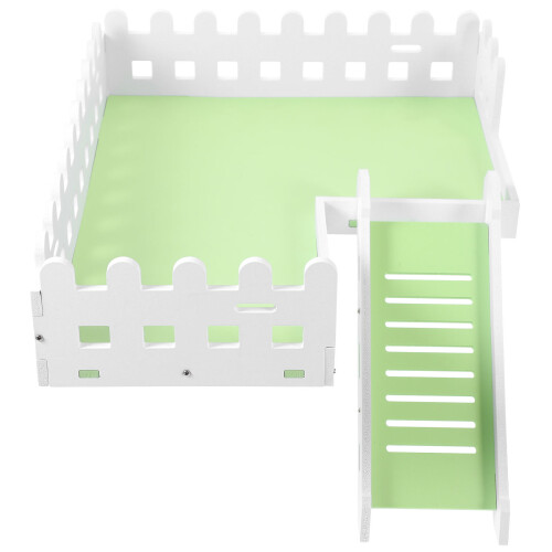 Hamster Speelplatform Met Ladder En Rattenhuis Kooitoebehoren
