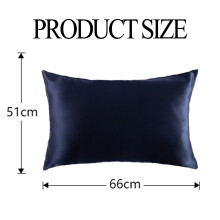 Silk Pillowcase for Hair and Skin, Soft And Smooth Satin Fabric Luxury Envelope Closure Bedding Cover, Double Sided Mulberry Silk Pillow Case with Act