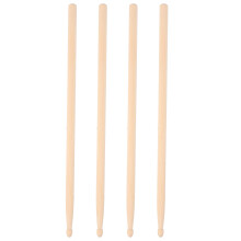 2 Paren Drumstokken Muziekinstrument Stokken Beige