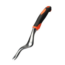 Aluminum Weeding Tool Root Remover For Garden With Nonslip PVC Handle Soil Loosening Aluminum Alloy Construction