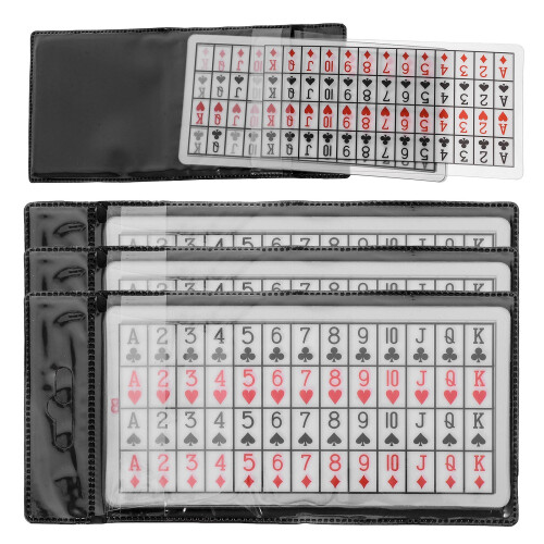 4 Sets Poker Trickkarten Unterhaltung Zauberkarten Requisiten 2