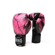 Boxing Gloves Training Gloves for Men and Women Professional Combat Gloves for Adults Wrist Guard Pink 12oz (14oz)