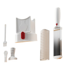 Manual Meat Cutter Adjustable Thickness Slicer for Beef-White