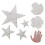 Rhinestone Bumper Sticker Self Adhesive Silver 8 Pcs 3