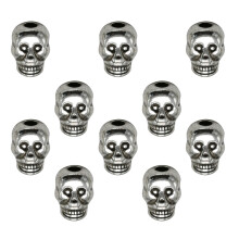 100 Totenkopf Perlen Legierung Anhänger Für Schmuckherstellung
