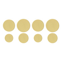 4pcs/8pcs Gold Round Cake Presentation Boards-Set of 8 pieces