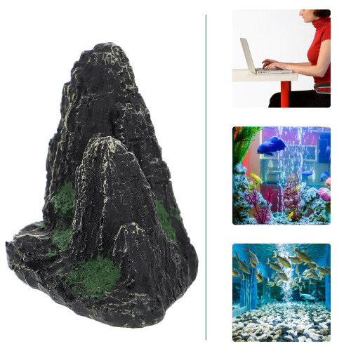 1 Kunststeen Aquarium Decoratie Visbak Accessoire 1