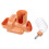 Hamstertränke Und Versteck Mit PP Material in Orange 5