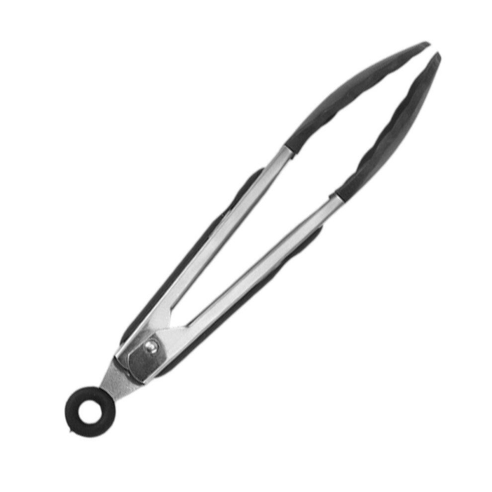 Silicone Tongs With Stainless Steel Core, Non-Stick & Heat-Resistant Silicone Cooking Utensils For Grilling Baking And Serving, Bpa-Free & Dishwasher- 9155353474280