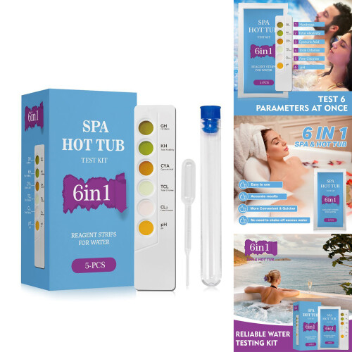 Comprehensive Water Test Strips with Easy-Eight in one test st 2
