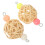 Bird Chew Toy Beige Hout 2 1,4x3 Inch 4