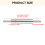 Stainless Steel Rolling Pin with Ergonomic Handle Pizzas-L 2