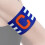 Football Captain's Armband, Adjustable AntiDrop Elastic Cuffs Blue 5