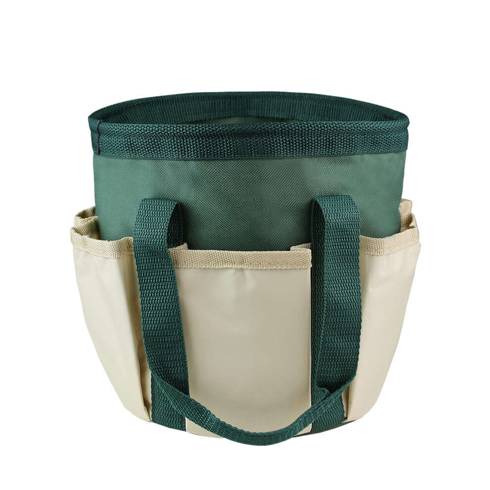 600D Oxford Fabric Garden Tool Storage Bag Garden Tools Holder Bag Garden Bag With 6 Side Pockets For Tool Organiser Green 9105992442621