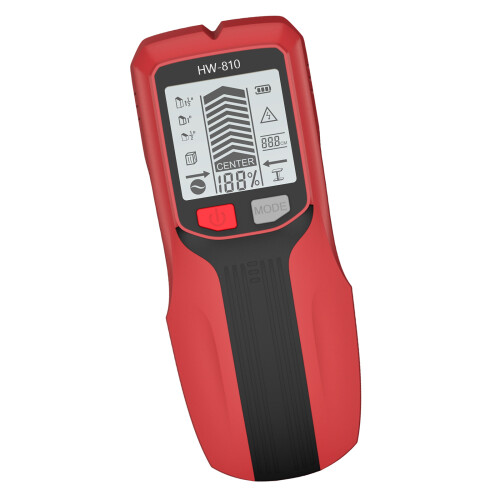 Multifunctional Wall Detector Wall Scanner For Metal Wood-Red