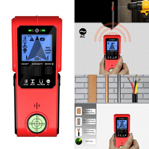 Portable Metal and Wall Detector for Detecting Pipe & Wire 2