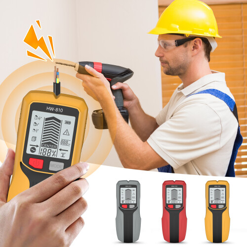 Multifunctional Wall Detector Wall Scanner For Metal Wood-Red 2