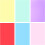 6 gekleurde pvc lichtfilterfolies voor verlichting 6