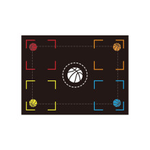 Antis Basketball Training Mat for Indoor Ball Control Training Dribbling Drill for Indoor Practice Ref: 3154