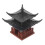 Unbranded  Pavilion Model Fish Tank Decor Hideout Aquarium Decorations 8