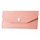 PU-geldportemonnee Lederen geldenvelop-roze 1