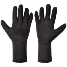 3mm Neopren wetsuit gloves, fivefinger water sports with nonslip particles XL