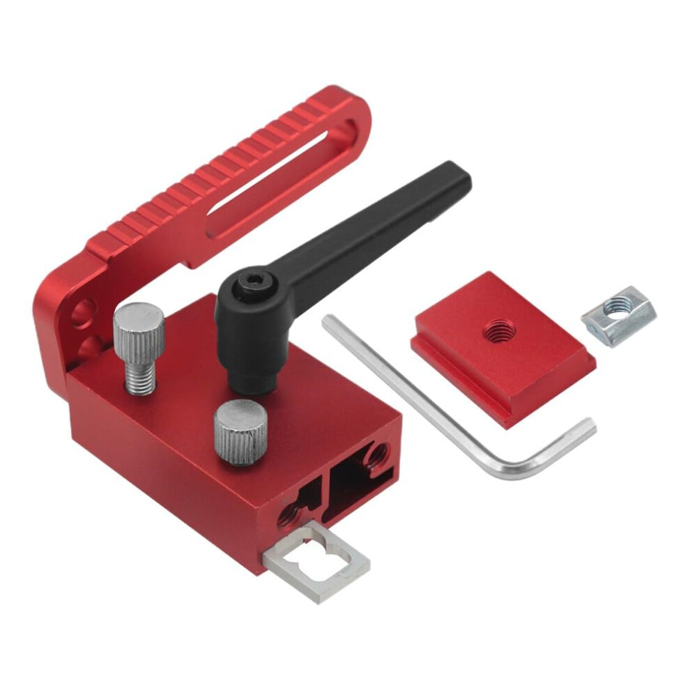 75 Type Ttrack Limiter With Adjustable Aluminum Alloy Stopper For Woodworking Router Fence And Miter Track Positioning 9323874439716