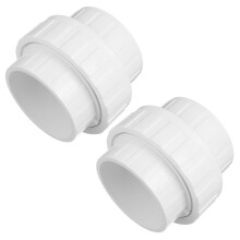 2 Stk. Kupplungsrohrverschraubungen PVC-Rohrverbinder Adapter